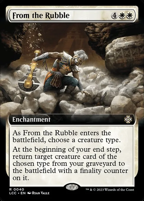 From the Rubble · The Lost Caverns of Ixalan Commander 40/370