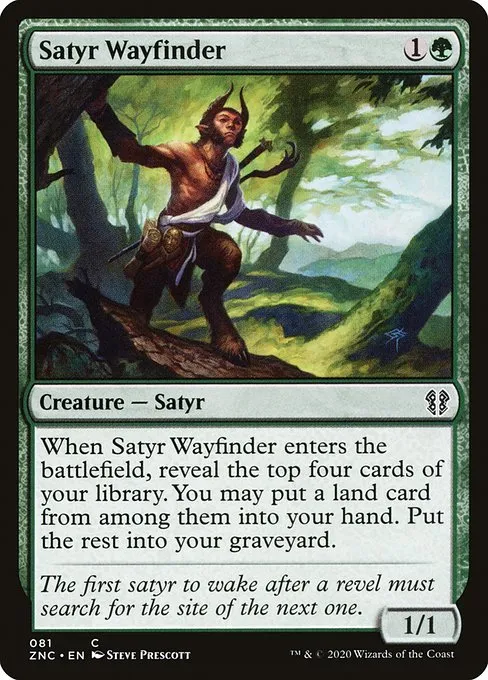 Satyr Wayfinder · Zendikar Rising Commander 81/142