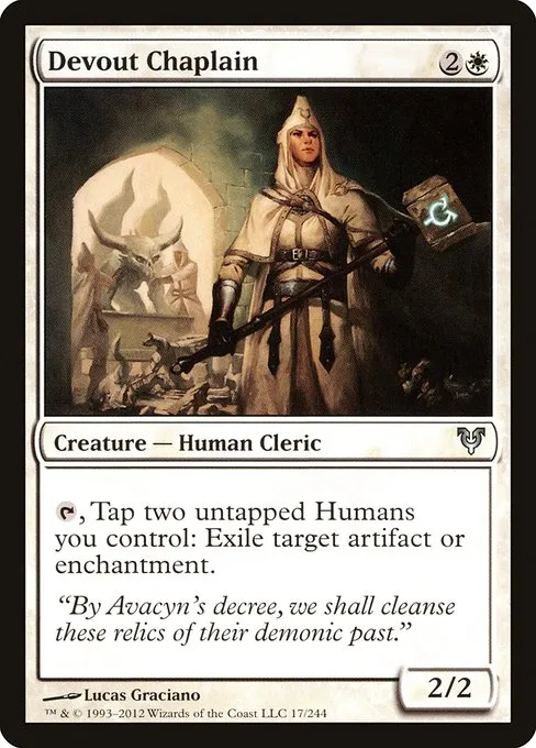 Devout Chaplain · Avacyn Restored 17/244