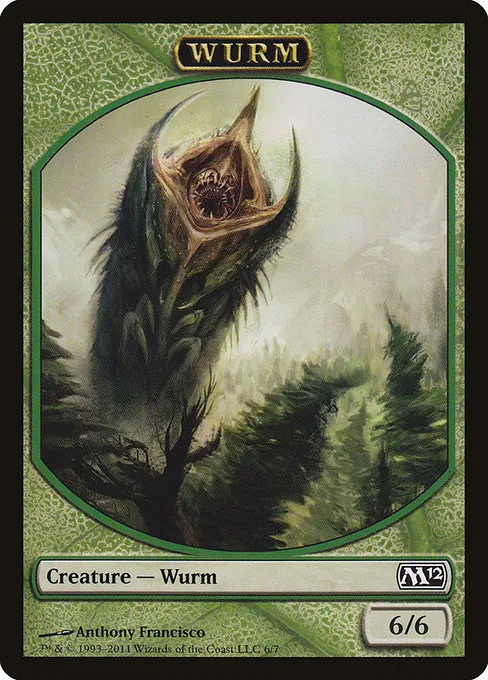 Wurm · Magic 2012 Tokens 6/7