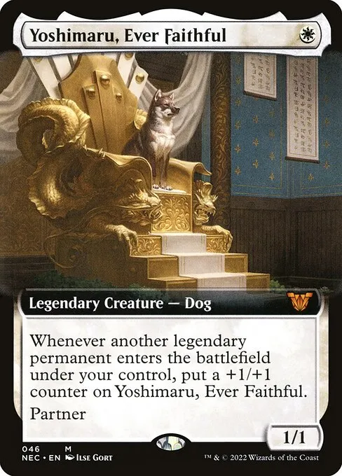 Yoshimaru, Ever Faithful · Neon Dynasty Commander 46/179