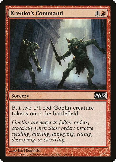 Krenko's Command · Magic 2013 139/249