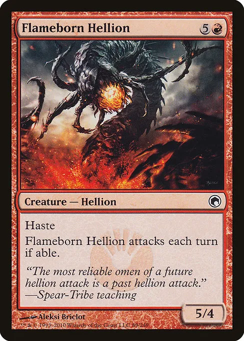 Flameborn Hellion · Scars of Mirrodin 89/249