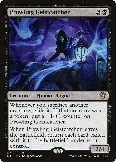 Prowling Geistcatcher · Midnight Hunt Commander 21/187