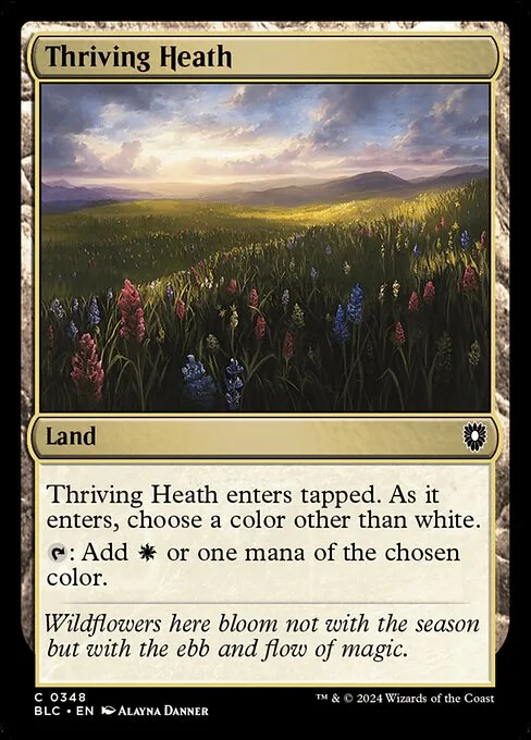 Thriving Heath · Bloomburrow Commander 348/356