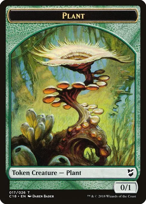 Plant · Commander 2018 Tokens 17/26