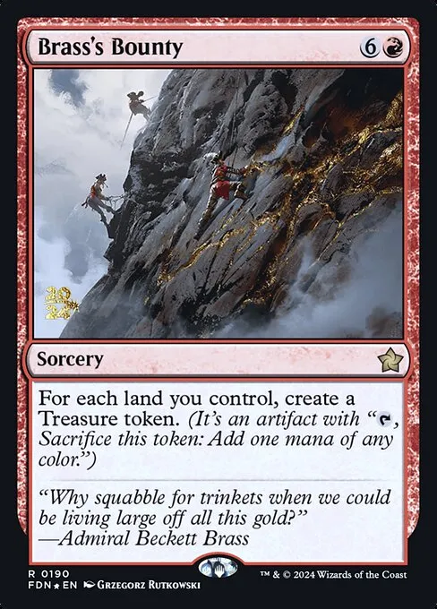 Brass's Bounty · Foundations Promos 190s/106