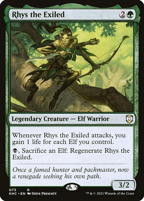 Rhys the Exiled · Kaldheim Commander 73/119