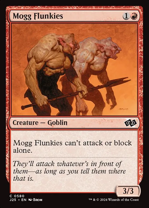 Mogg Flunkies · Foundations Jumpstart 580/779