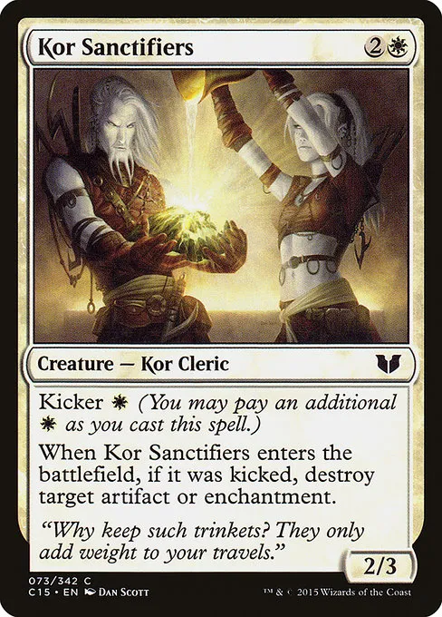 Kor Sanctifiers · Commander 2015 73/342