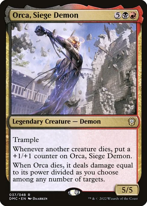 Orca, Siege Demon · Dominaria United Commander 37/240