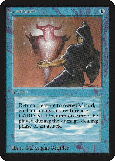Unsummon · Limited Edition Alpha 86/295