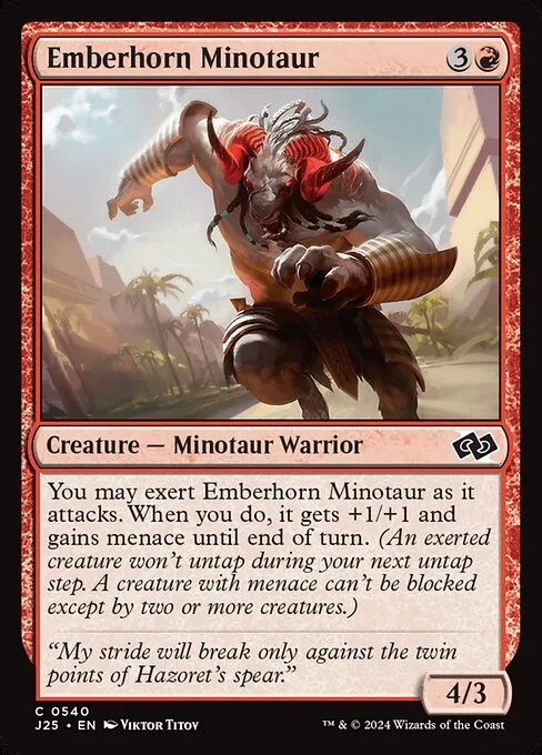 Emberhorn Minotaur · Foundations Jumpstart 540/779