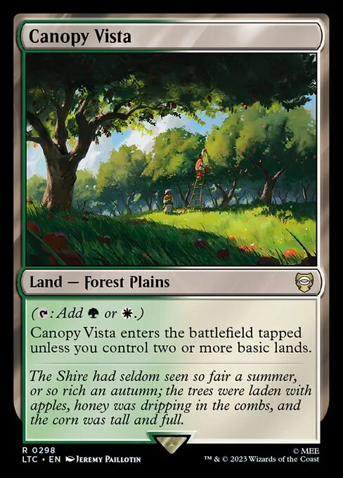 Canopy Vista · Tales of Middle-earth Commander 298/591