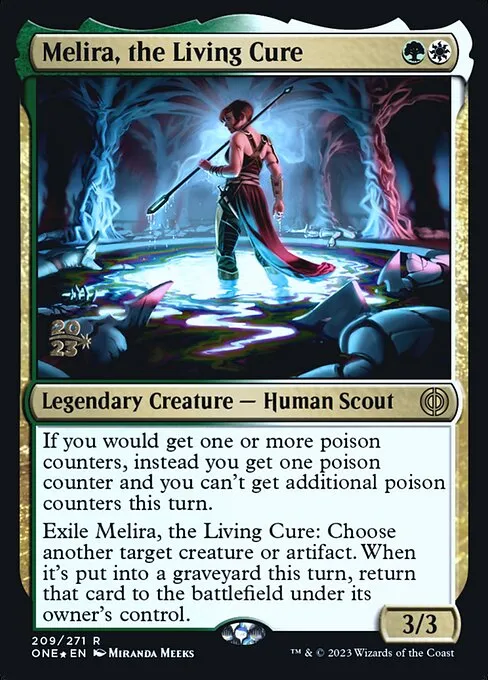 Melira, the Living Cure · Phyrexia: All Will Be One Promos 209s/160