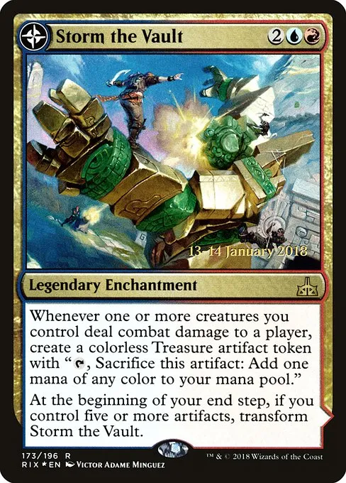 Storm the Vault // Vault of Catlacan · Rivals of Ixalan Promos 173s/98