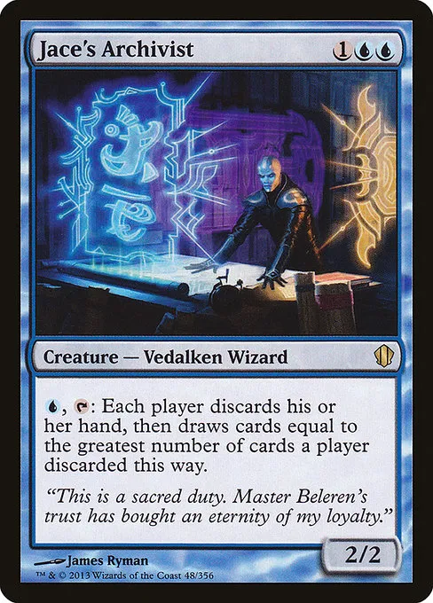 Jace's Archivist · Commander 2013 48/356