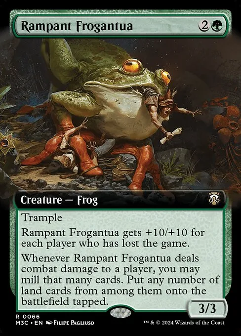 Rampant Frogantua · Modern Horizons 3 Commander 66/398