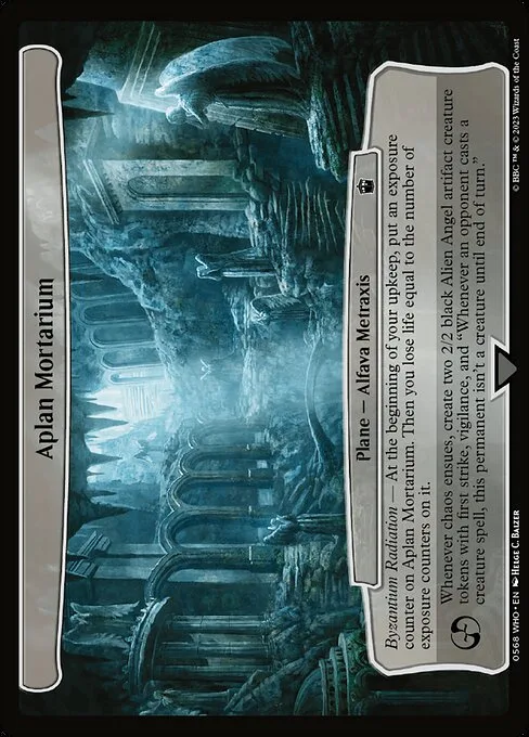 Aplan Mortarium · Doctor Who 568/1178