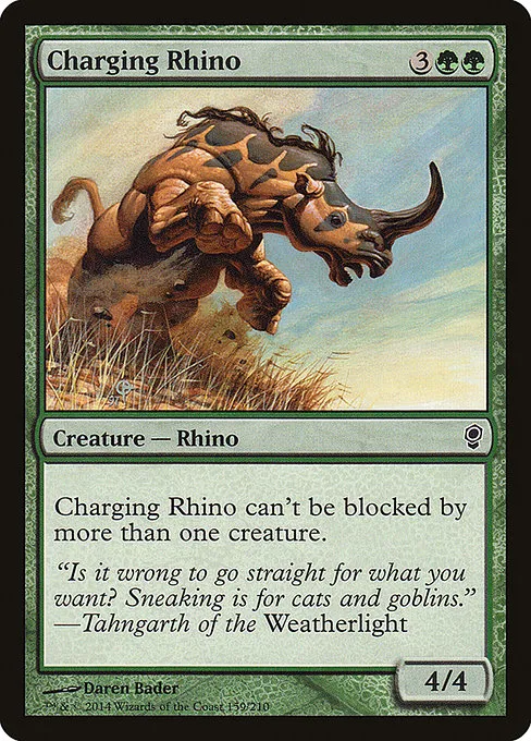 Charging Rhino · Conspiracy 159/210