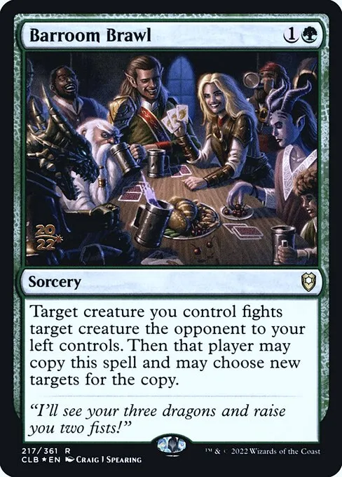 Barroom Brawl · Battle for Baldur's Gate Promos 217s/104