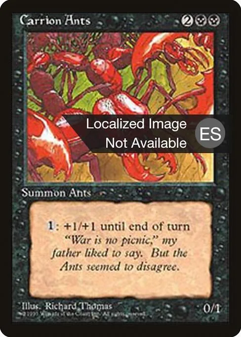 Carrion Ants · Fourth Edition Foreign Black Border 125/378