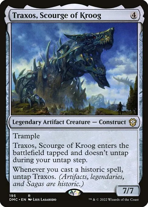 Traxos, Scourge of Kroog · Dominaria United Commander 195/240