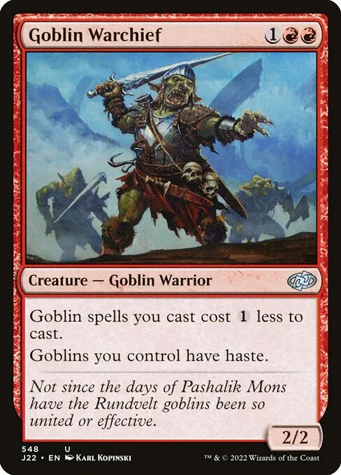 Goblin Warchief · Jumpstart 2022 548/835