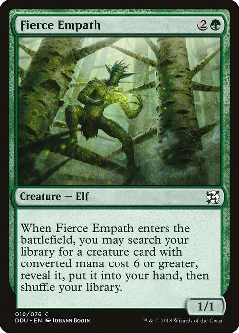Fierce Empath · Duel Decks: Elves vs. Inventors 10/76