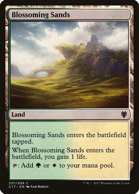 Blossoming Sands · Commander 2017 237/309