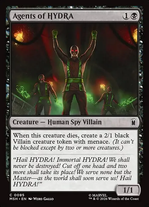 Agents of HYDRA · Marvel Super Heroes 85/24