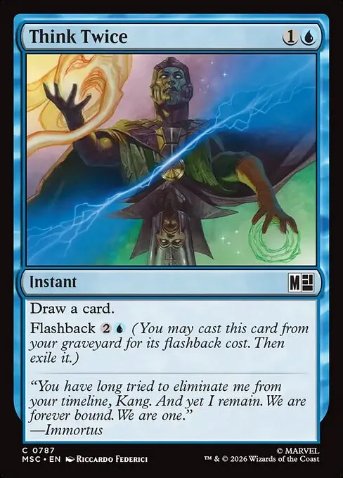 Think Twice · Marvel Super Heroes Commander 787/9