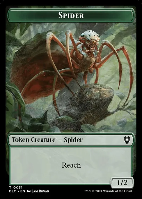 Spider · Bloomburrow Commander Tokens 31/41