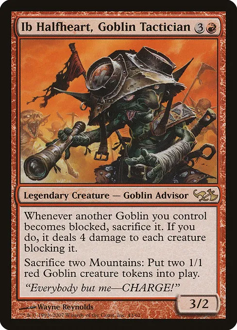 Ib Halfheart, Goblin Tactician · Duel Decks: Elves vs. Goblins 43/62