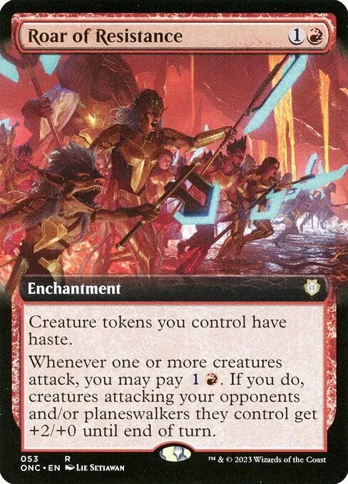 Roar of Resistance · Phyrexia: All Will Be One Commander 53/174