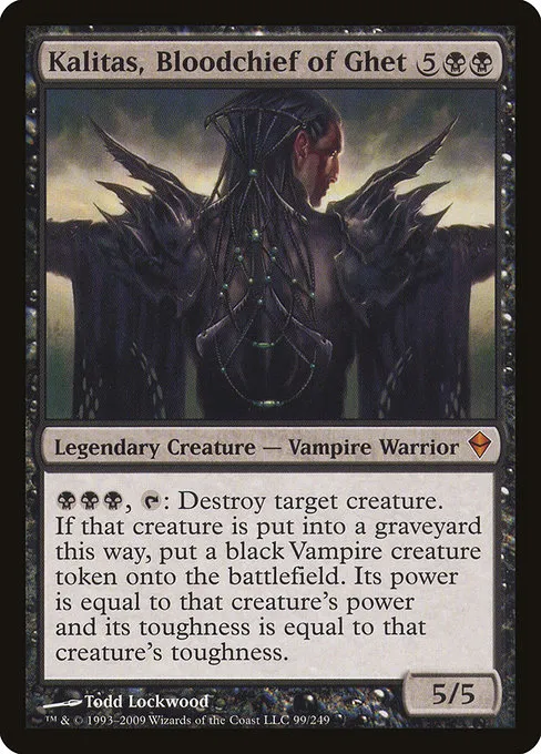 Kalitas, Bloodchief of Ghet · Zendikar 99/269