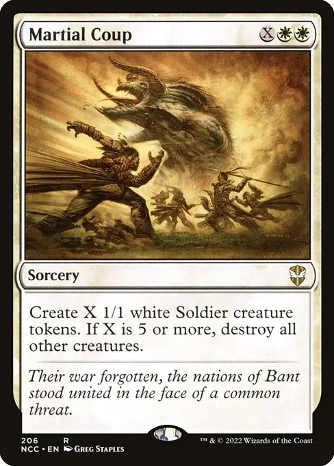 Martial Coup · New Capenna Commander 206/447