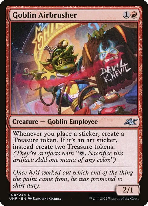 Goblin Airbrusher · Unfinity 108/639