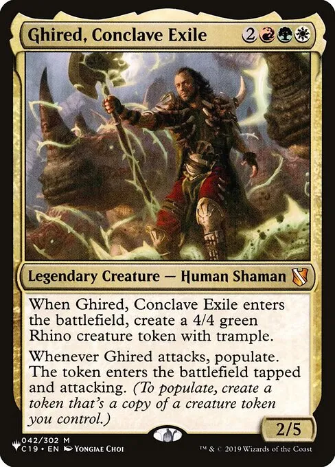 Ghired, Conclave Exile · The List C19-42/5050