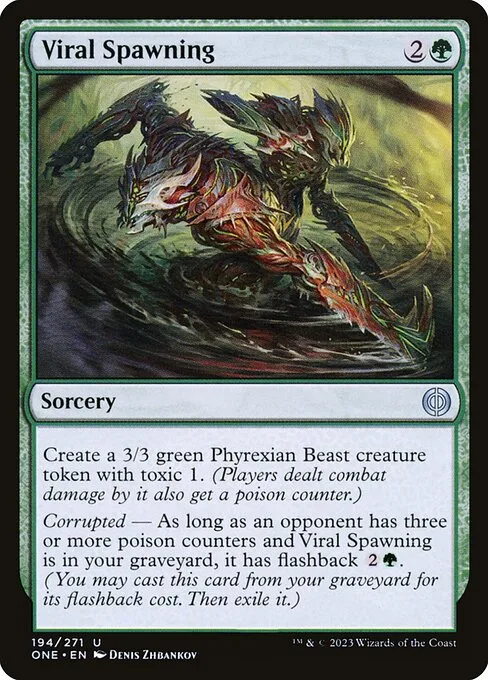 Viral Spawning · Phyrexia: All Will Be One 194/479