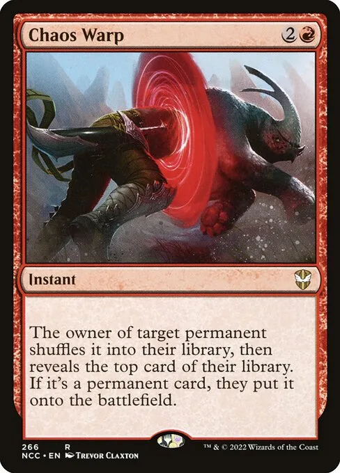 Chaos Warp · New Capenna Commander 266/447