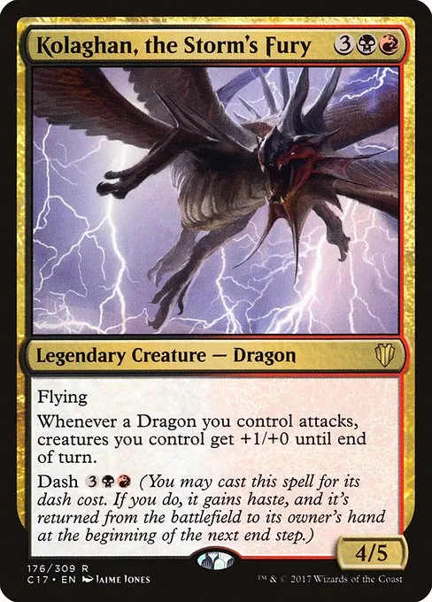 Kolaghan, the Storm's Fury · Commander 2017 176/309