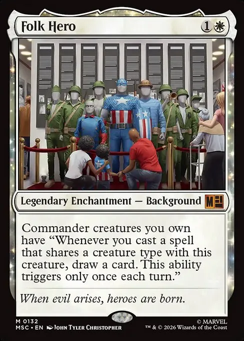 Folk Hero · Marvel Super Heroes Commander 132/9