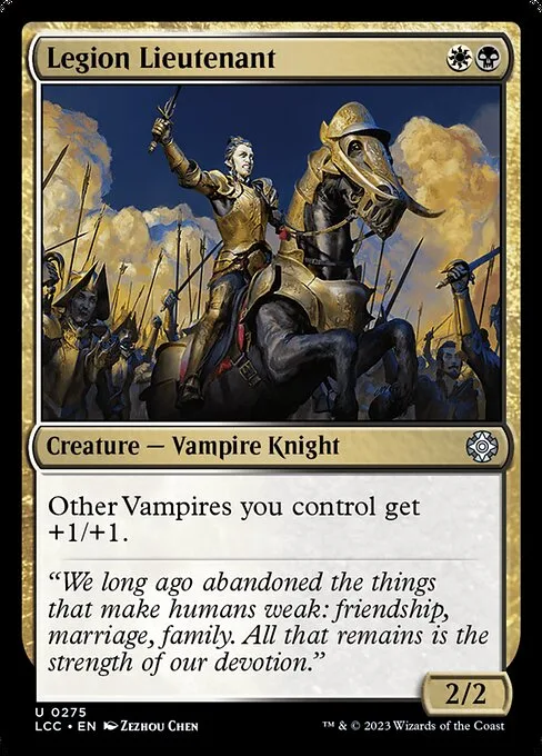 Legion Lieutenant · The Lost Caverns of Ixalan Commander 275/370