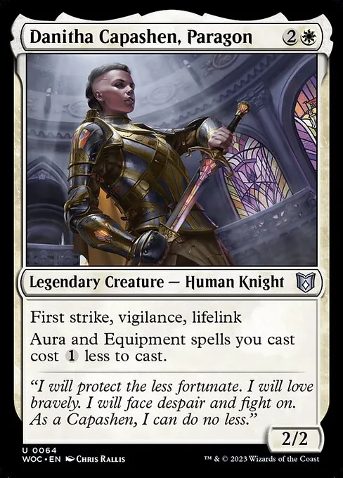 Danitha Capashen, Paragon · Wilds of Eldraine Commander 64/173
