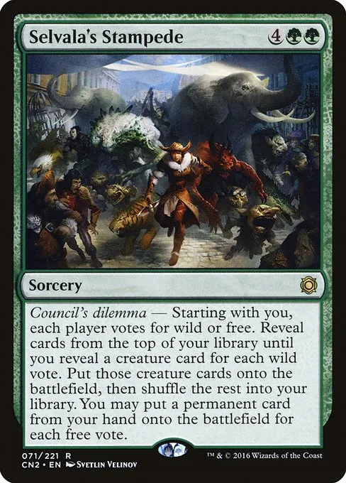 Selvala's Stampede · Conspiracy: Take the Crown 71/222