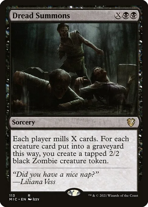 Dread Summons · Midnight Hunt Commander 113/187