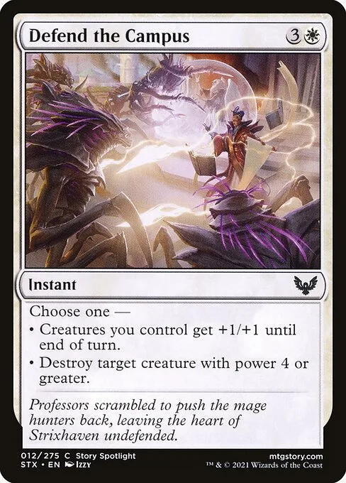 Defend the Campus · Strixhaven: School of Mages 12/393