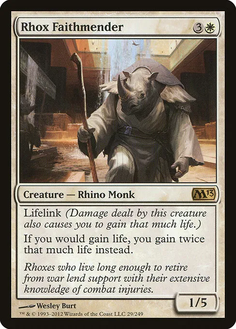 Rhox Faithmender · Magic 2013 29/249