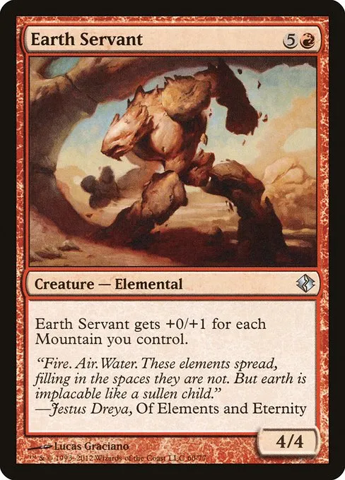 Earth Servant · Duel Decks: Venser vs. Koth 60/77